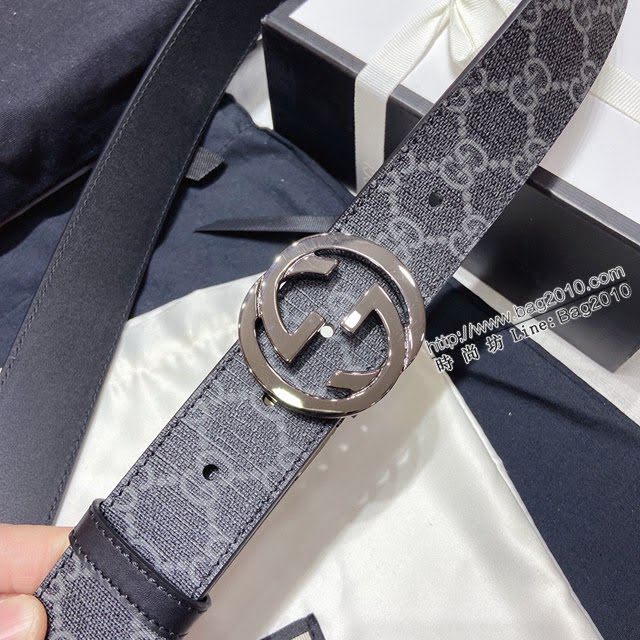 Gucci爆款皮帶 古奇老花雙面用牛皮腰帶  jjp2198